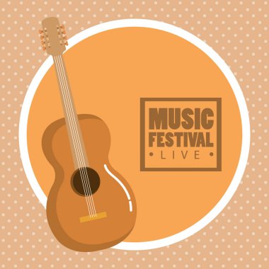 akustik gitar ile canlı müzik festivali