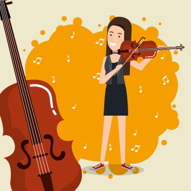 Müzik Festivali Keman çalmaya kadınla yaşamak