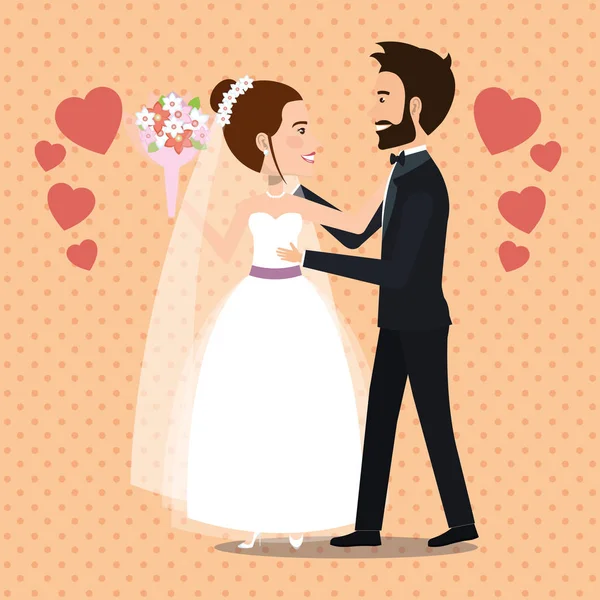 Sadece evli çift avatarlar karakter dans