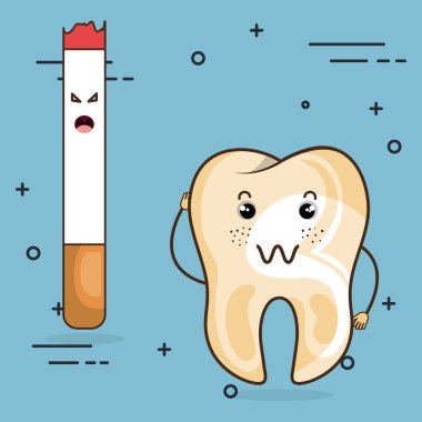 Diş Bakımı kawaii COMI karakter