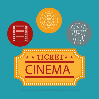 sinema eğlence Icons set