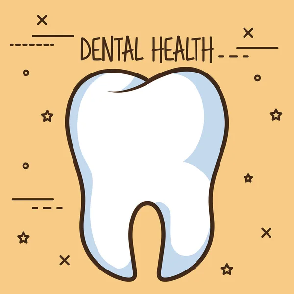 Icono de cuidado dental saludable — Archivo Imágenes Vectoriales