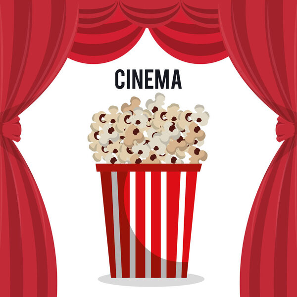 cinema pop corn entertainment icon