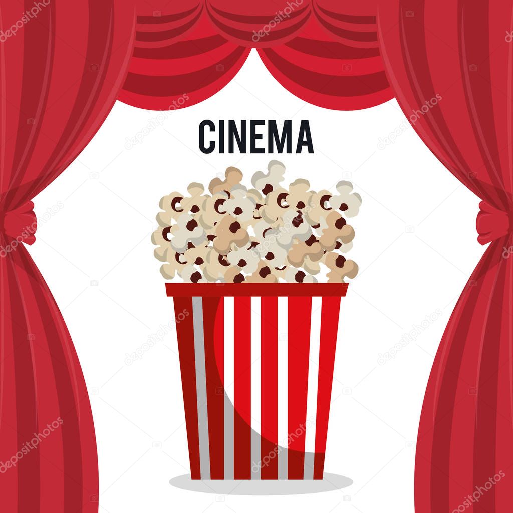 cinema pop corn entertainment icon