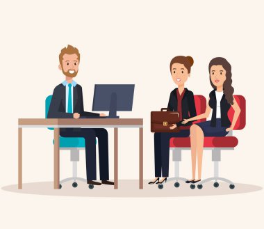 iş adamları ile kaynakları insan office şirket sahne