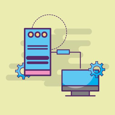 bilgisayar veri sunucu kule bilgi kopyalama