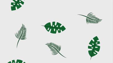 Yaz tropikal şablonu