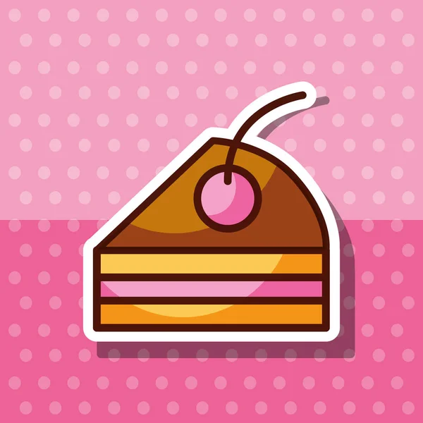 Concept de produits de boulangerie et de dessert — Image vectorielle