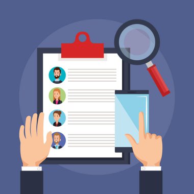 İnsan kaynakları Icons set