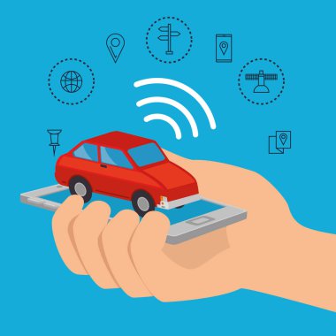 Smartphone gps navigasyon uygulama ile