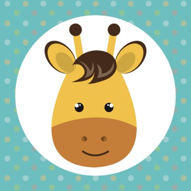 ihale karakter sevimli zürafa başkanı