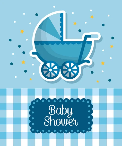 Festa do chuveiro do bebê — Vetor de Stock
