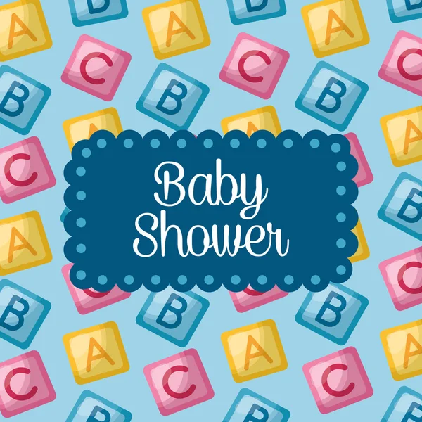 Baby shower celebration — Stock Vector