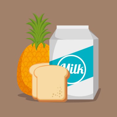 besleyici gıda simgeler grubunu