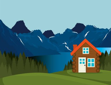 Kanada manzara sahne simgesi