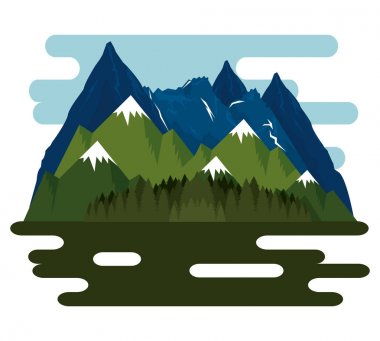 Kanada manzara sahne simgesi