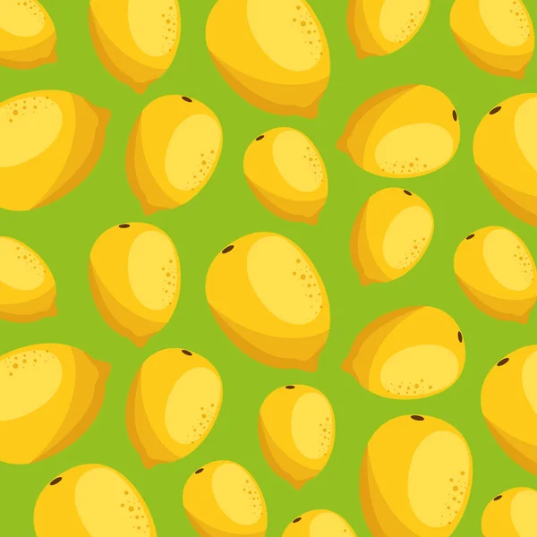 Frische Guaven Muster Hintergrund — Stockvektor