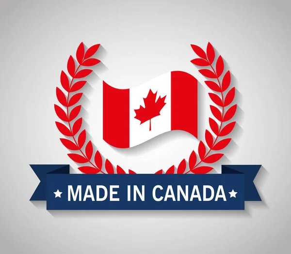 Canada quality seal icon — Stock Vector