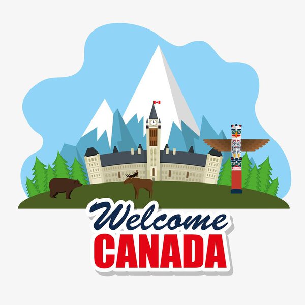 ottawa canada cityscape scene