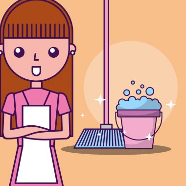 ilgili temizlik Çamaşırhane