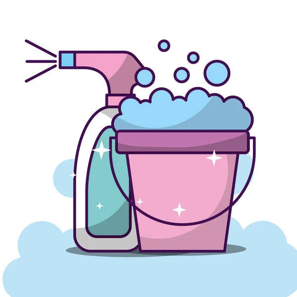 Πλυντήριο καθαρισμού σχετικές — Διανυσματικό Αρχείο