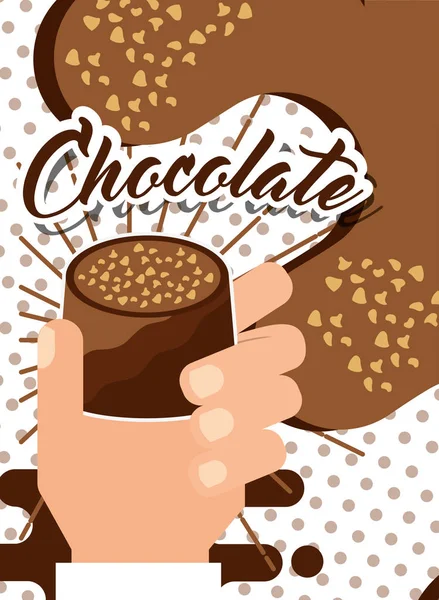 人巧克力糖果 — 图库矢量图片