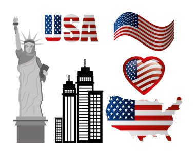 Amerika Birleşik Devletleri amblemleri yığını