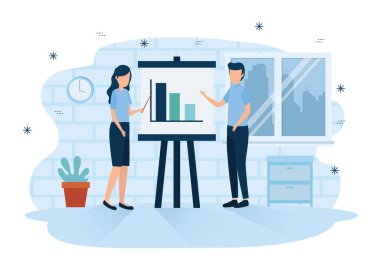 İş yerindeki Avatar karakterinde takım çalışanları