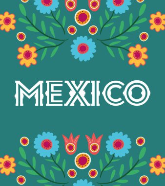 Çiçek desenli bir kartpostal.