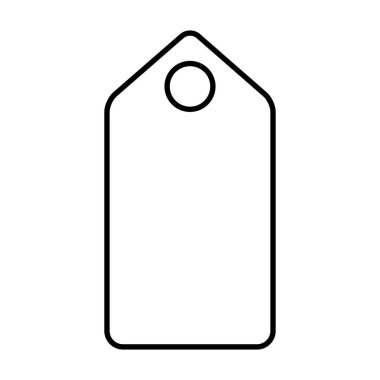 ticari etiket izole edilmiş simgeyi asılı