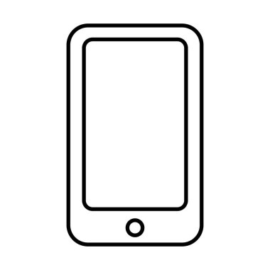 akıllı telefon aygıtı elektronik izole simgesi