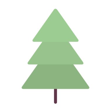 Mutlu noeller çam ağacı ikonu