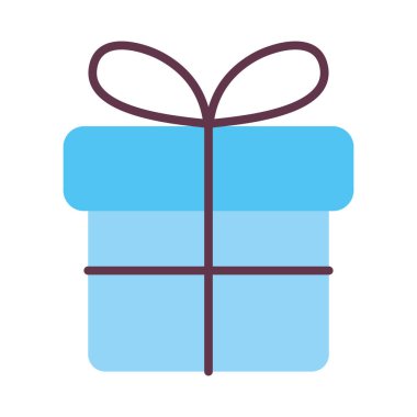 hediye kutusu izole edilmiş simge