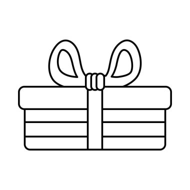 hediye kutusu izole edilmiş simge