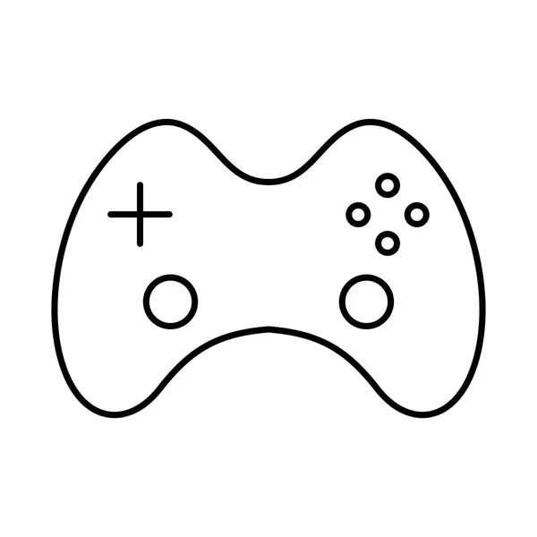 Control de videojuegos icono aislado — Vector de stock