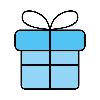 hediye kutusu izole edilmiş simge