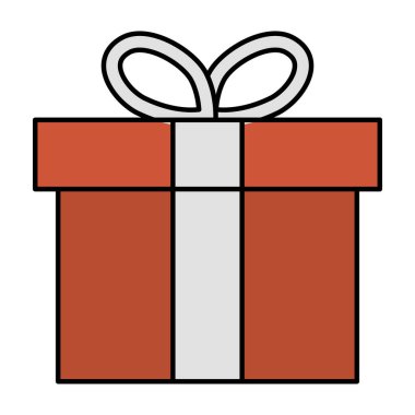 hediye kutusu izole edilmiş simge