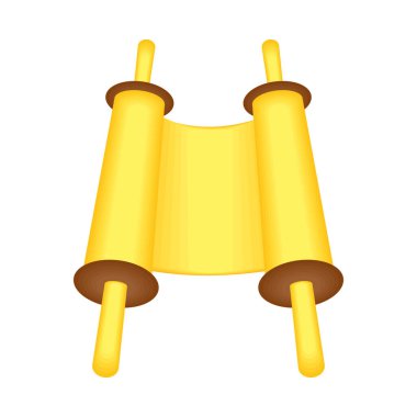 yama kağıdı belgesi izole edilmiş simge