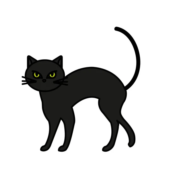 Kot kotów zwierząt Halloween — Wektor stockowy