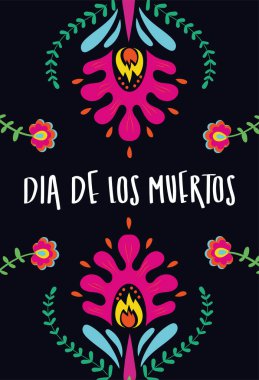 Çiçek bahçesi dekorasyonuyla dolu bir kart.