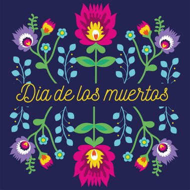 Çiçek bahçesi dekorasyonuyla dolu bir kart.