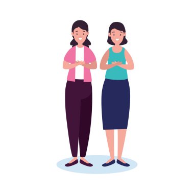 güzel kadın avatar karakter simgesi