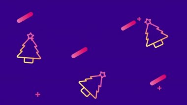 renk çizgileri ve geometrik şekiller canlandırması