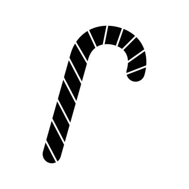 Noel Kamışı silueti izole edilmiş ikon