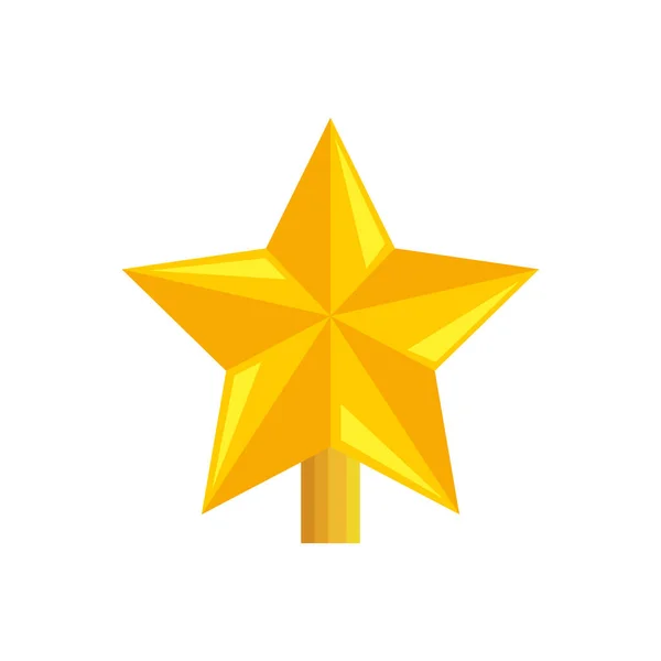 Hvězda dekorace Vánoce izolované ikony — Stockový vektor