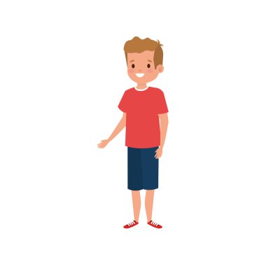 Sevimli küçük çocuk Avatar karakteri