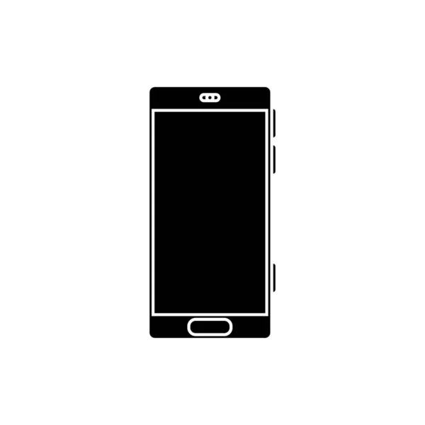 Silhueta do ícone isolado do dispositivo smartphone —  Vetores de Stock