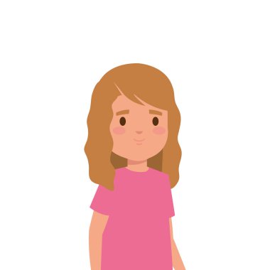 Sevimli küçük kız Avatar karakteri