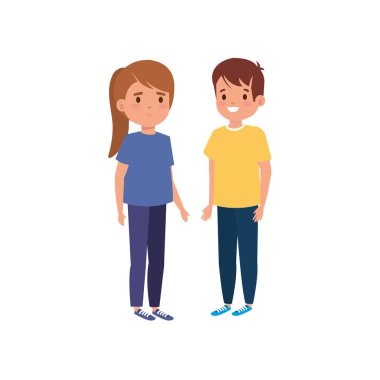 Sevimli küçük çocuk Avatar karakteri