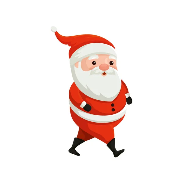 Santa claus character merry christmas — Stock Vector